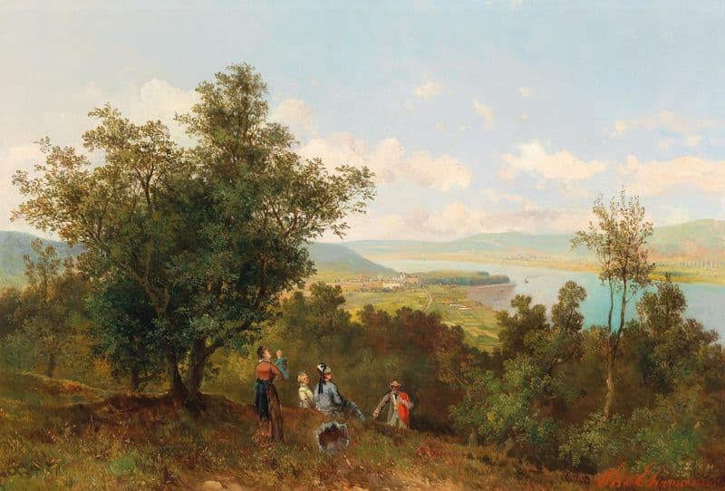 View of Klosterneuburg as a canvas print