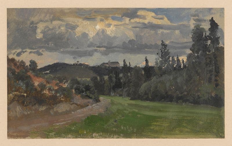 View of Książ (1850-1881) as a canvas print