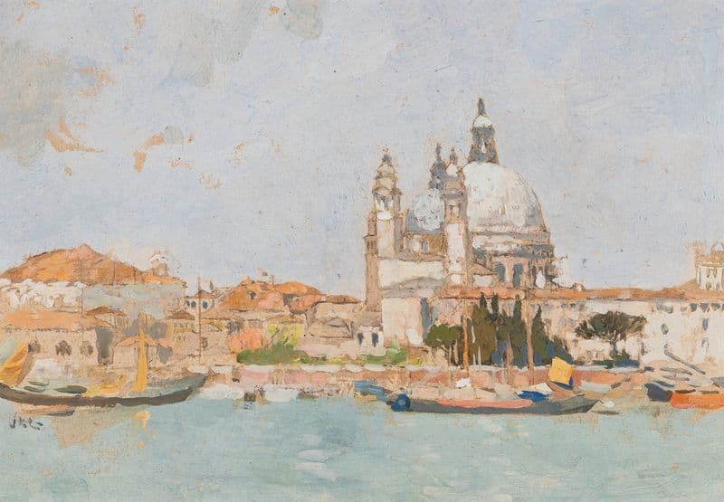 View of Venice from the Grand Canal as a canvas print