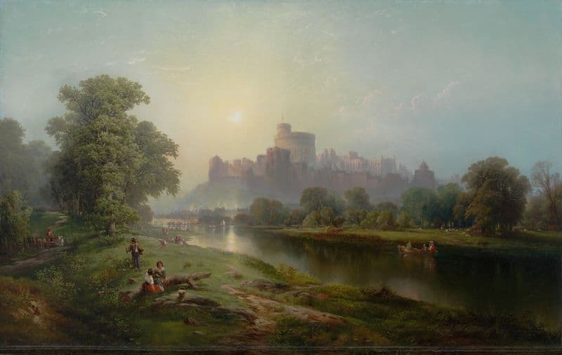 View of Windsor Castle as a canvas print