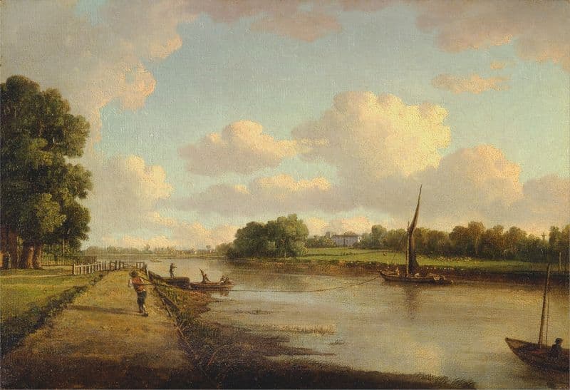 View on the River Thames at Richmond as a canvas print