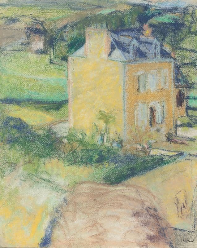 Villa At Saint-Jacut as a canvas print