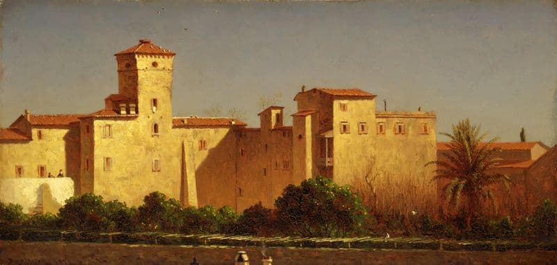 Villa Malta, Rome as a canvas print