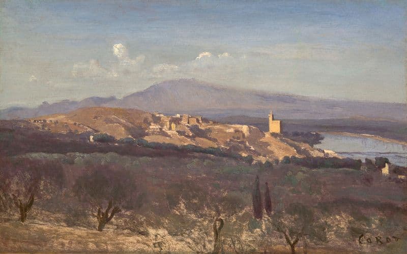 Villeneuve-les-Avignon as a canvas print