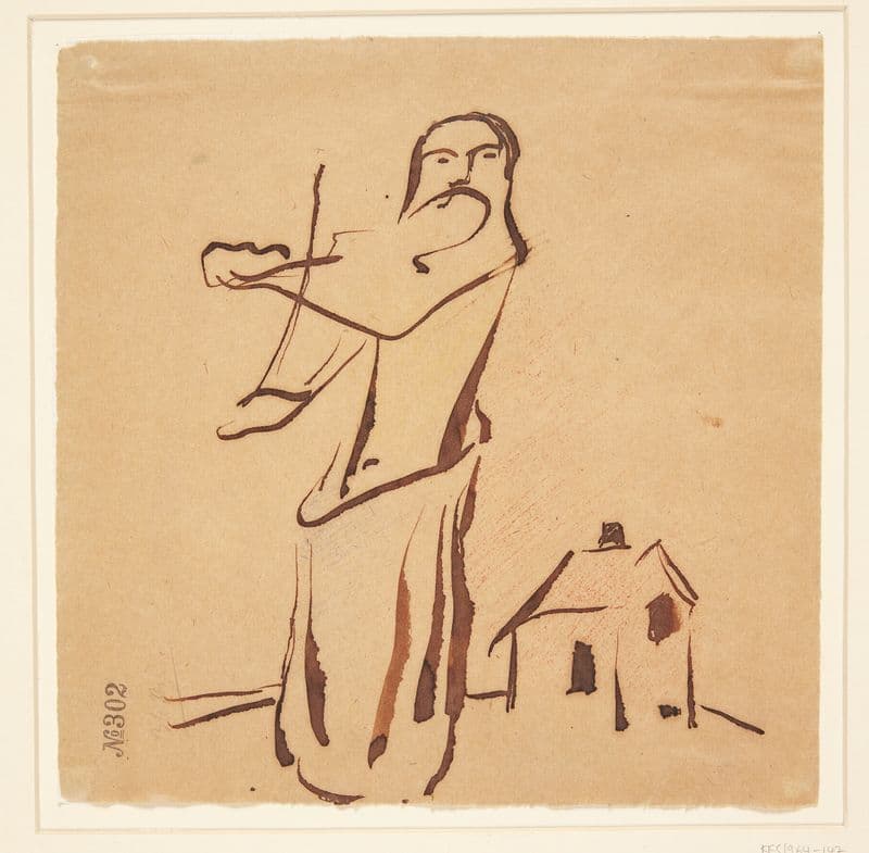 Violinspiller as a canvas print