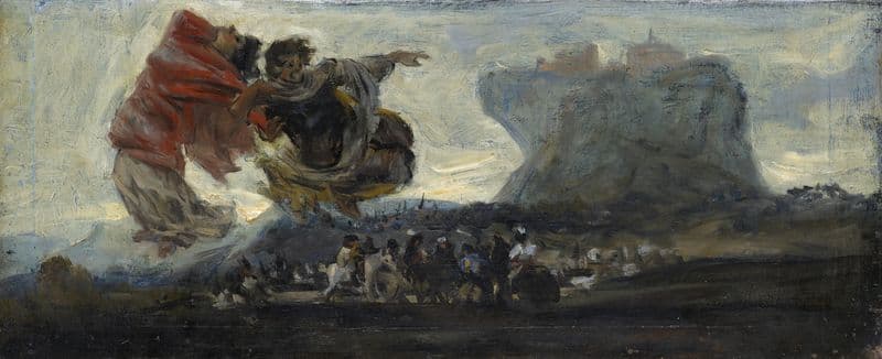 Vision (1880-1890) as a canvas print