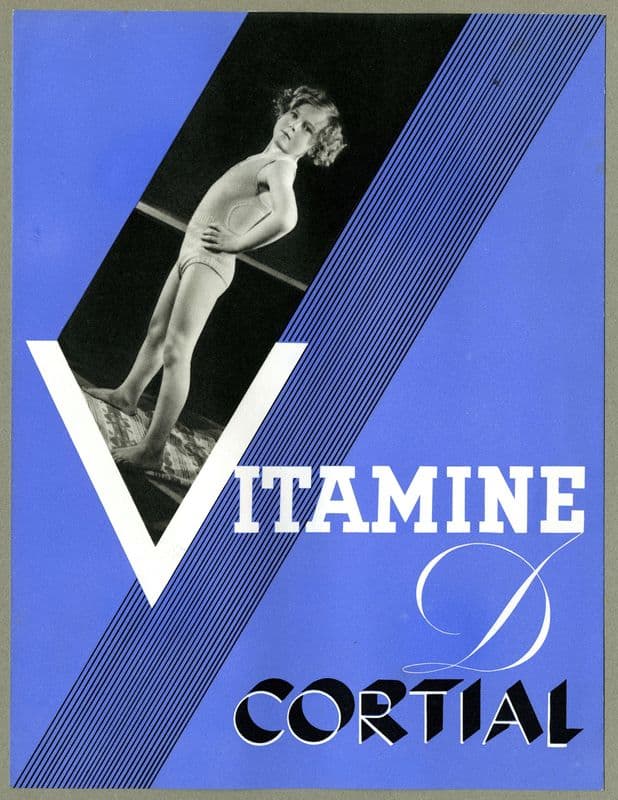 Vitamine D Cortial (1910-1950) as a canvas print