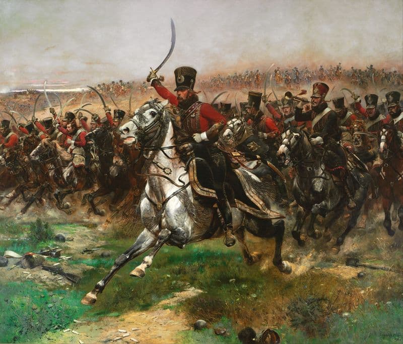 Vive L’Empereur as a canvas print