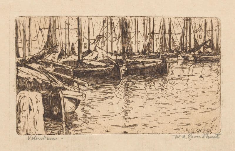 Volendam (1888-1934) as a canvas print