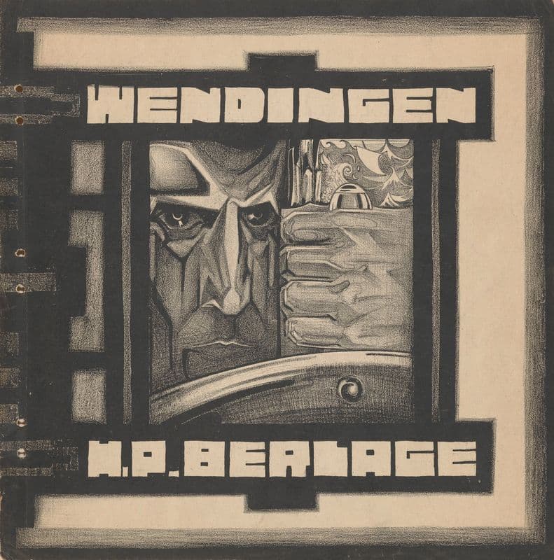 Voorkant omslag Wendingen 1920 as a canvas print
