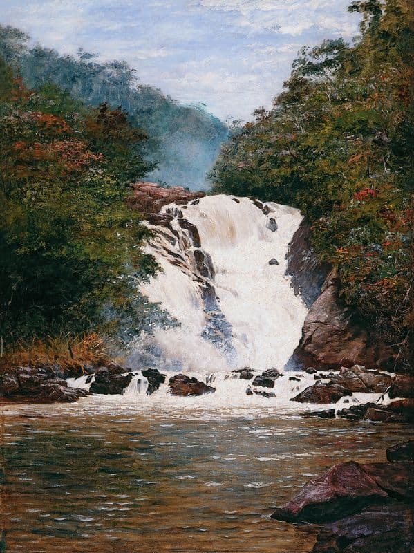 Votorantim Waterfall as a canvas print