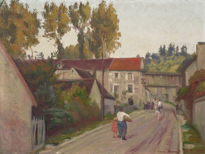 Vue de tonnerre ou Le moulin d’enfer as a canvas print