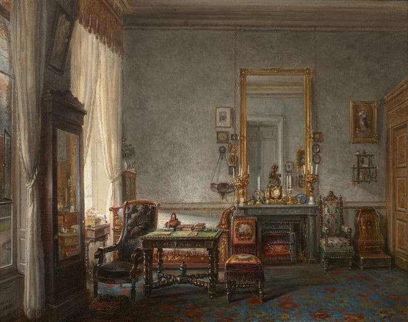 Vue d’un intérieur as a canvas print
