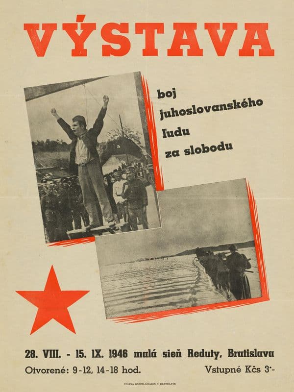 Výstava Boj juhoslovanského ľudu za slobodu as a canvas print