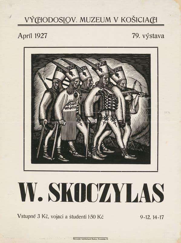 Výstava W.Skoczylas as a canvas print
