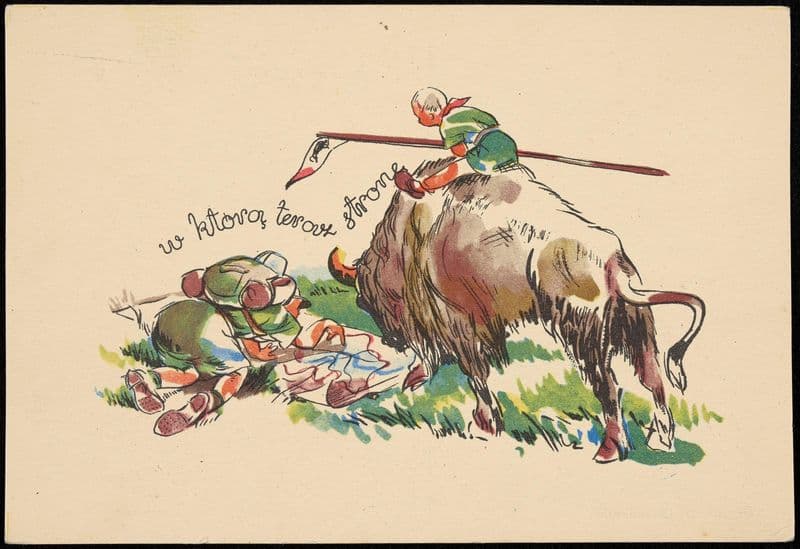 W którą teraz stronę (1918-1939) as a canvas print