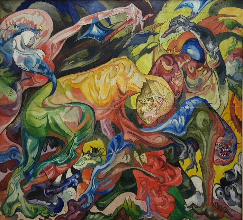 Walka (1921 - 1922) as a canvas print