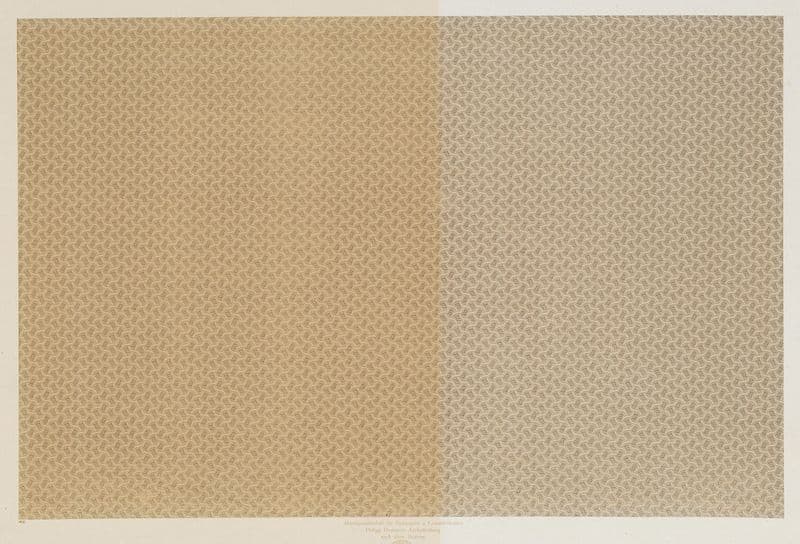 Walzendruckpapier (kleines rautenförmiges Flächenmuster, nach alten Mustern) (1855 - 1900) as a canvas print
