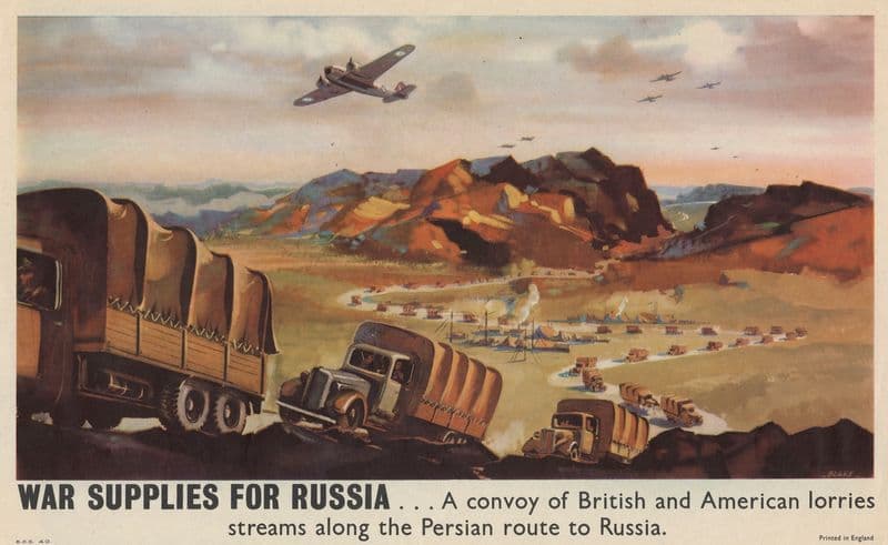 War Supplies for Russia as a canvas print