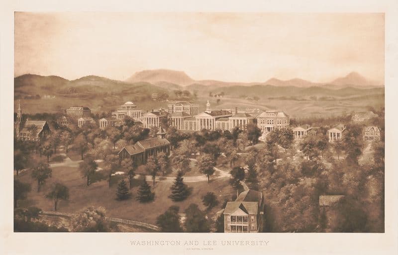 Washington and Lee University, Lexington, Virginia as a canvas print
