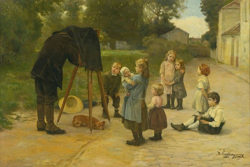 Watch The Birdie as a canvas print
