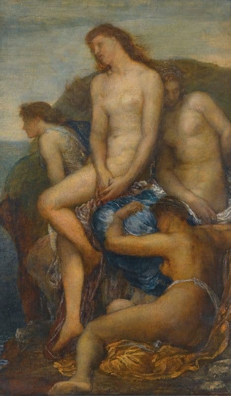 Watching For The Return Of Theseus as a canvas print