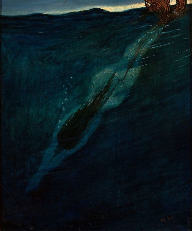 Water nymph as a canvas print