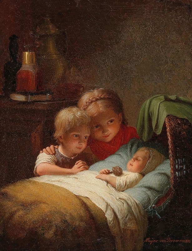 Well-Guarded Sleep as a canvas print