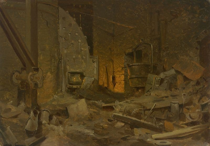 West Point Foundry, Cold Spring, New York (Rabbit) (ca. 1864) as a canvas print