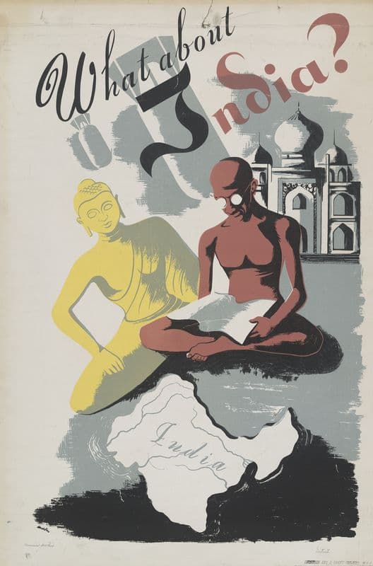 What about India (1941-1943) as a canvas print