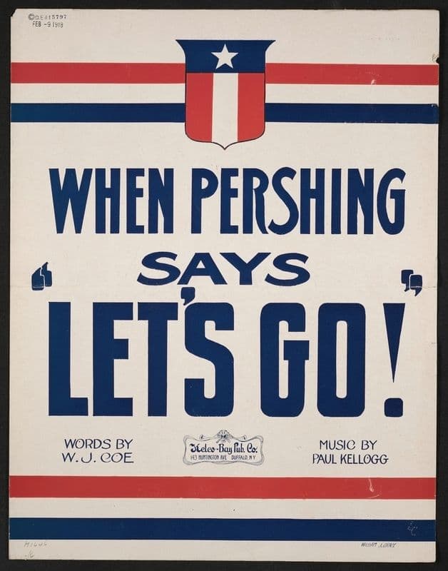 When Pershing says ‘Let’s go!’ as a canvas print