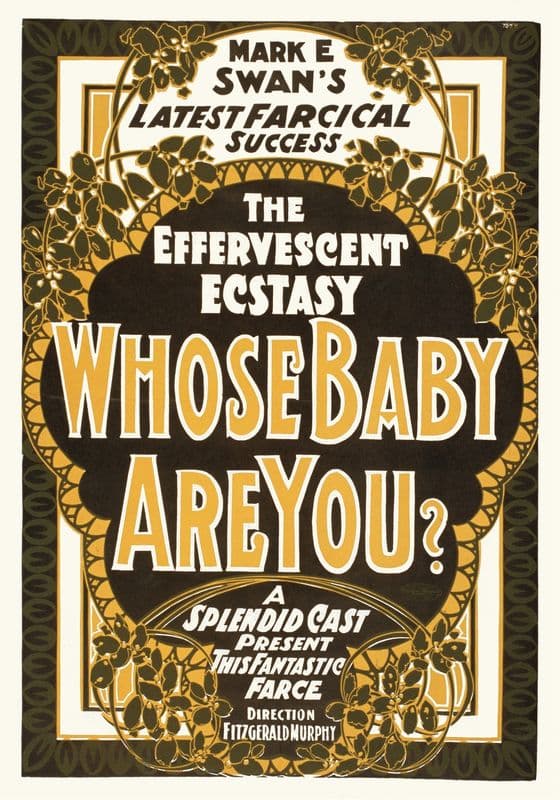 Whose baby are you as a canvas print