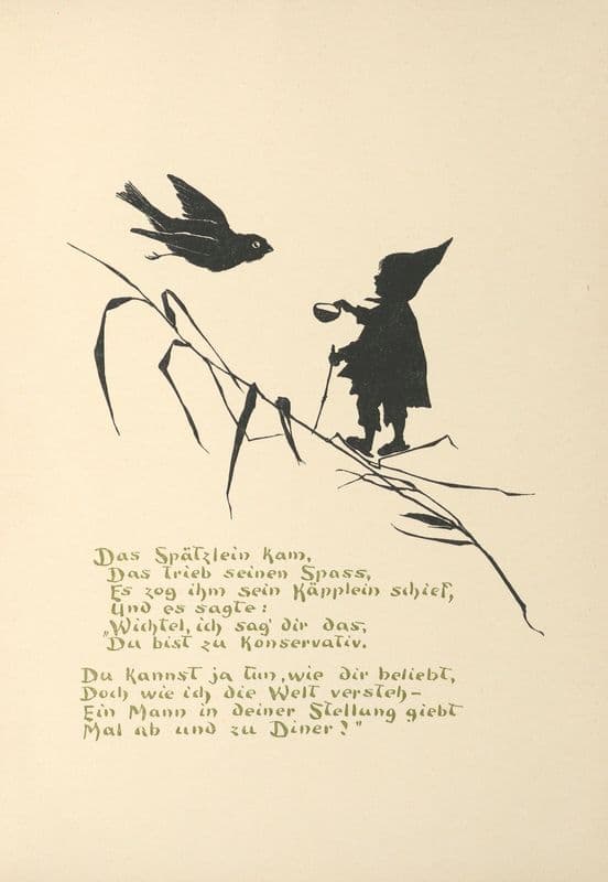 Wichtel-Männchen Pl.03 as a canvas print