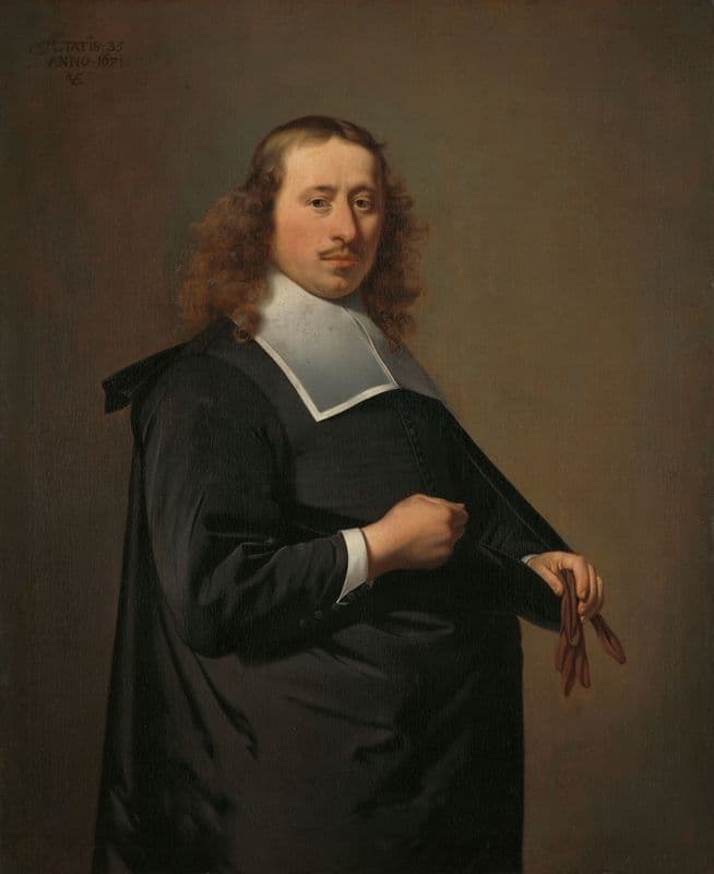 Willem Jacobsz Baert (1636-84), Burgomaster of Alkmaar and Amsterdam as a canvas print