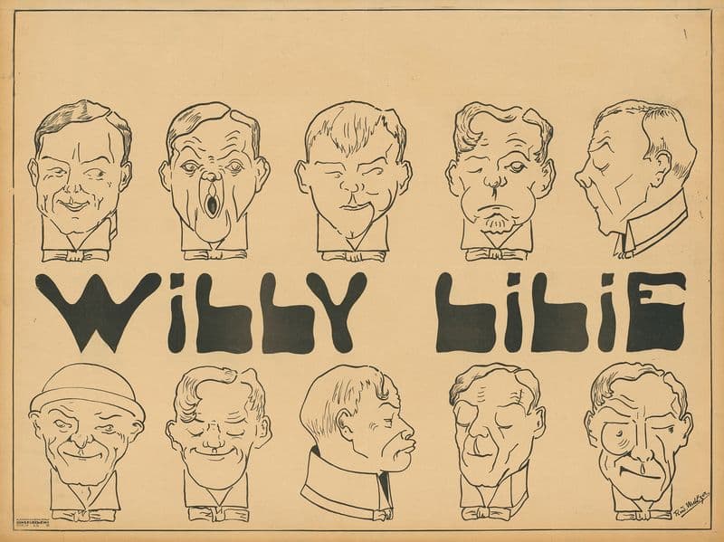Willy Lilie (ca. 1900 - 1914) as a canvas print
