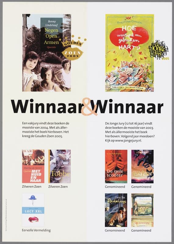 Winnar & Winnaar; … deze boeken de mooiste … as a canvas print
