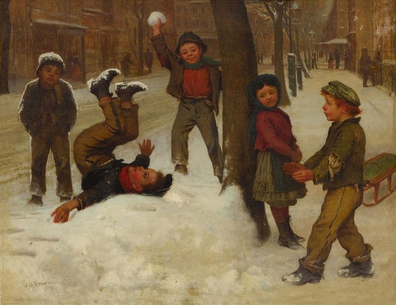 Winter Games as a canvas print