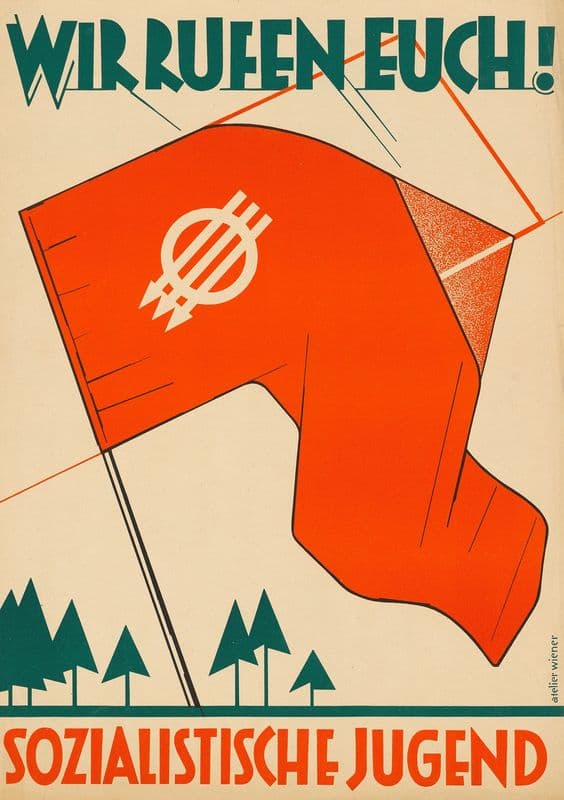 Wir rufen Euch! Sozialistische Jugend (after 1932) as a canvas print