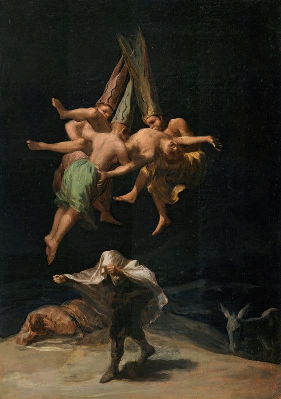 Witches’ Flight as a canvas print