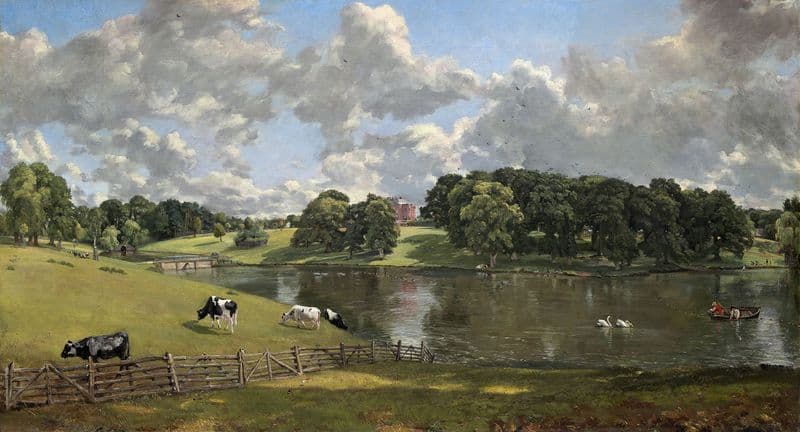 Wivenhoe Park,Essex as a canvas print