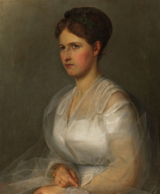 Wohl Porträt der Viktoria Gräfin von Mensdorff-Pouilly as a canvas print