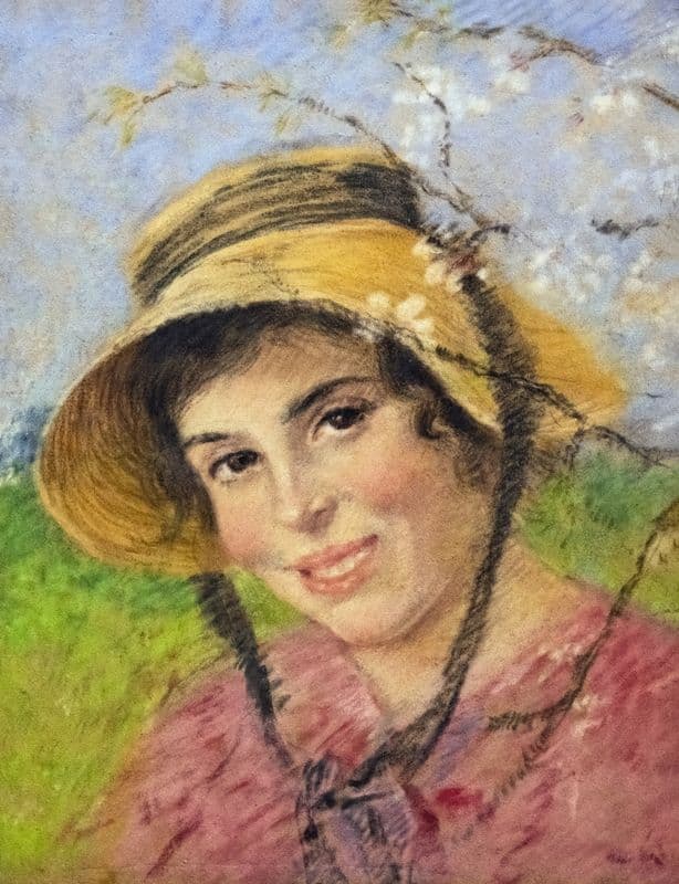 Woman portrait as a canvas print