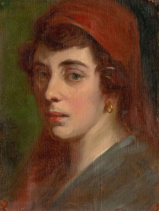 Woman’s Head as a canvas print