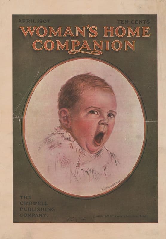 Woman’s Home Companion, April 1907, ten cents as a canvas print