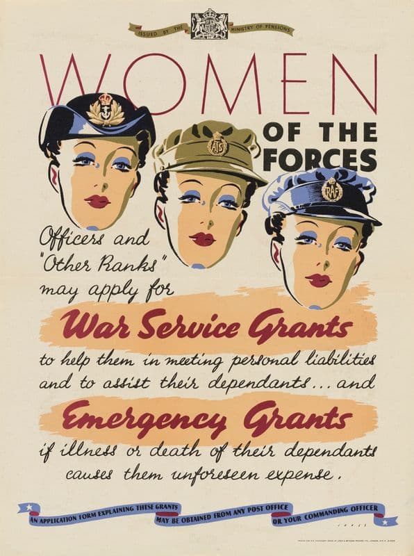 Women of the Forces as a canvas print