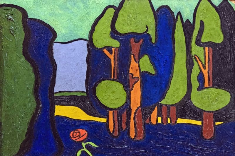 Woods as a canvas print
