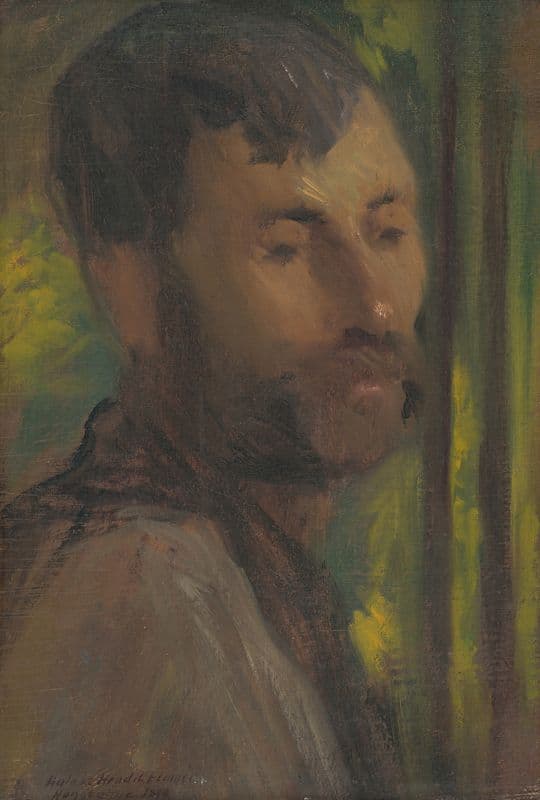 Worker’s Head as a canvas print