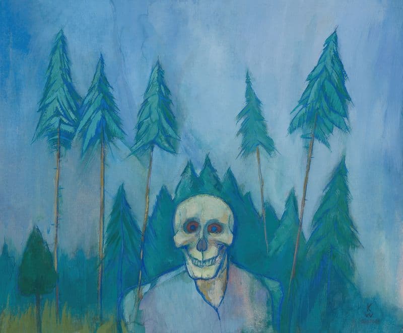Wozu ängstigen as a canvas print