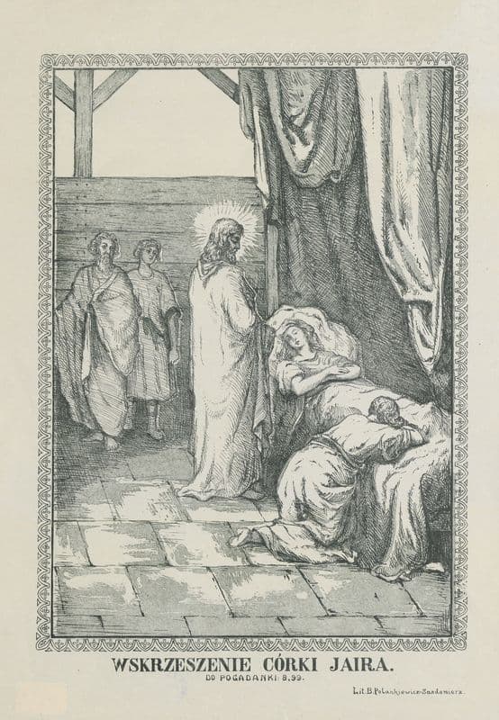 Wskrzeszenie córki Jaira (1900-1935) as a canvas print