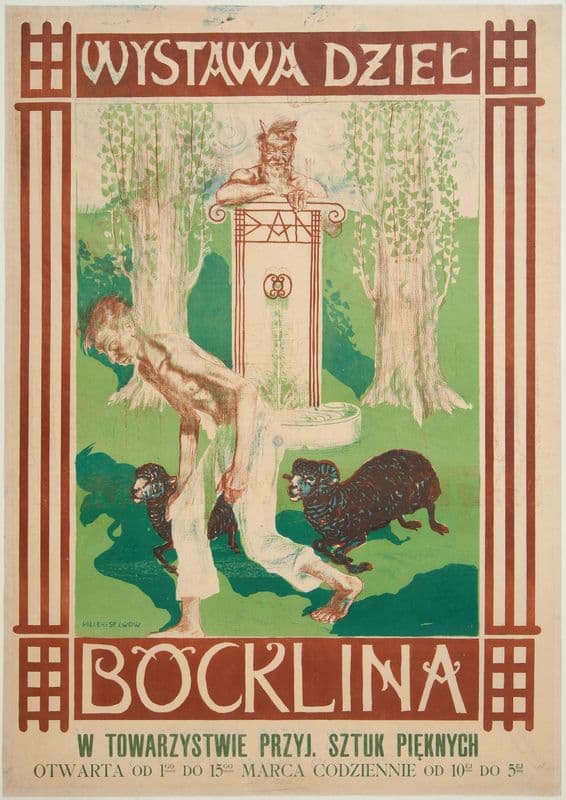 Wystawa dzieł Böcklina as a canvas print